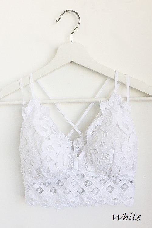 Lace bralettes