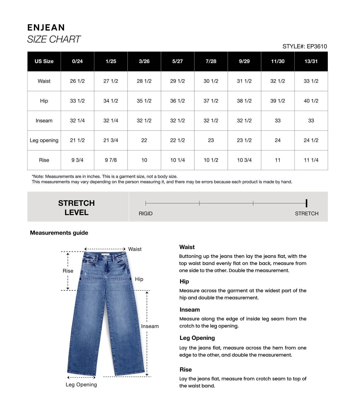 High Rise Wide Leg Jeans-Medium
