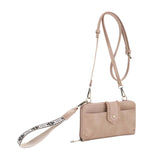 Jolie Crossbody Wallet With Boho Wrist Strap