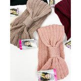 Solid Knit Winter Bow Headband