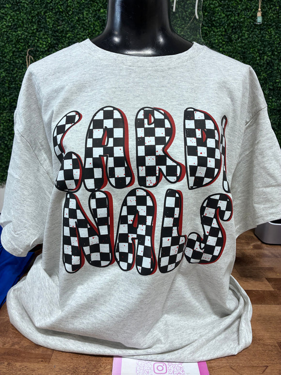 Cardinals checkered tee