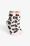 Leopard Print Soft Women Fuzzy Socks