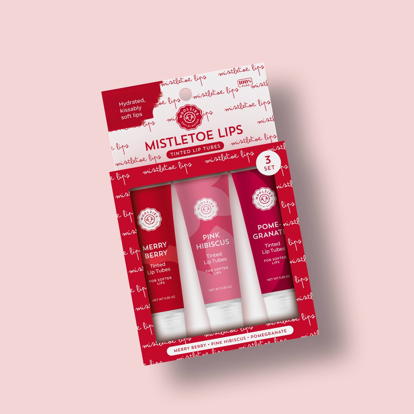 Mistletoe Lips Lip Tube Set Of 3