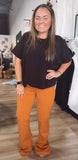 Polly’s pull on flare jeans