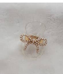 CLASSIC PEARL BOW RING