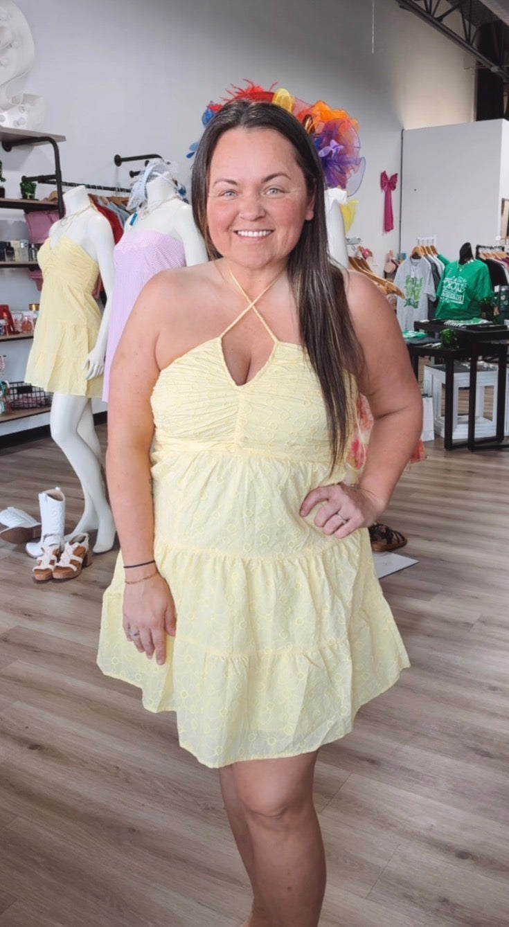 The Golden Hour Mini Dress