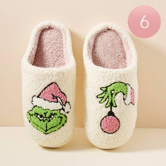 Christmas green man Slippers