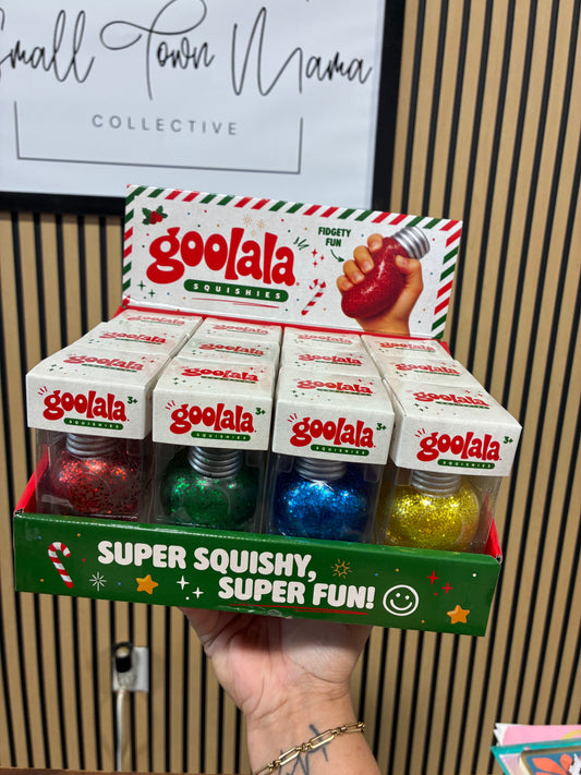 Goolala Squishy Christmas light bulbs