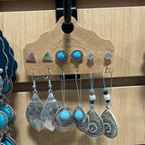 Turquoise earring set