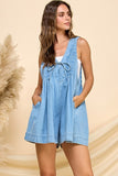 Delaney’s denim romper