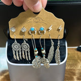 Turquoise earring set