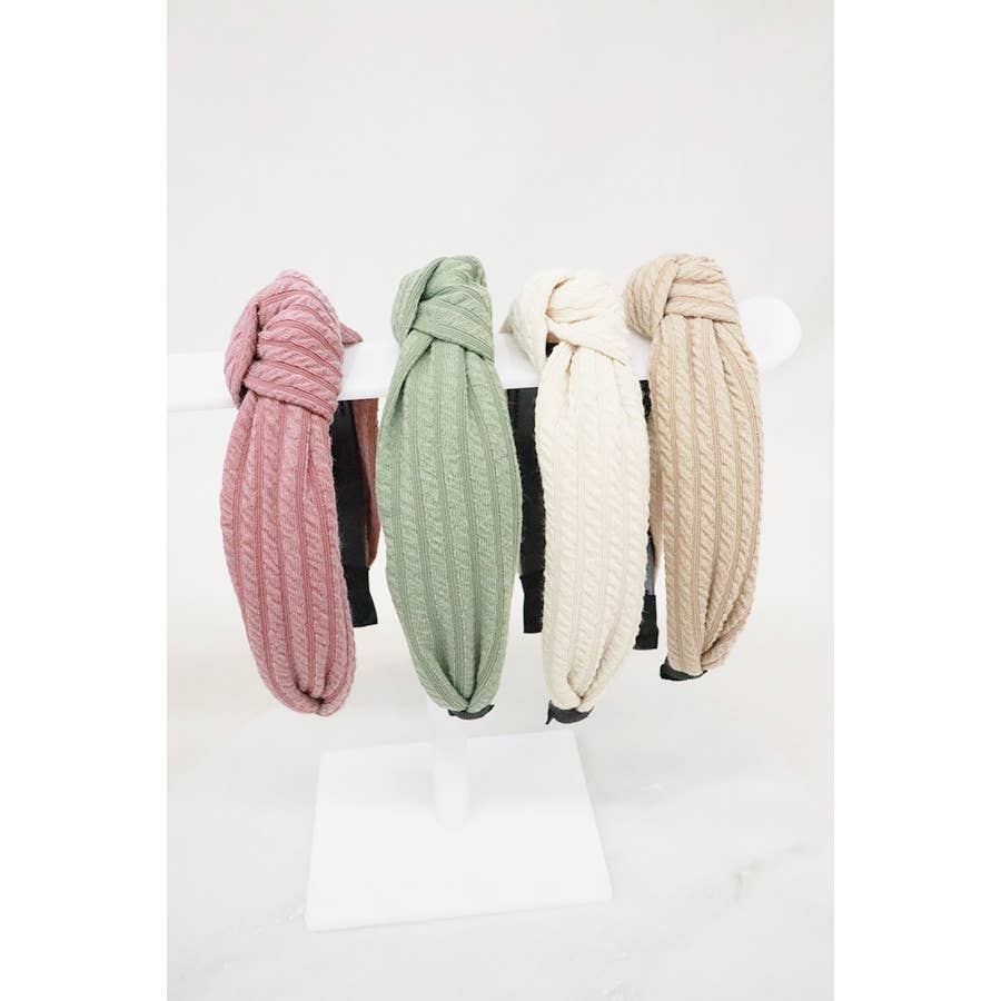 Ribbed Knotted Headbands