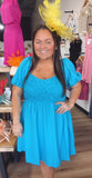 Take me to the beach smocked dress