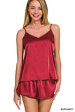 Satin cami set