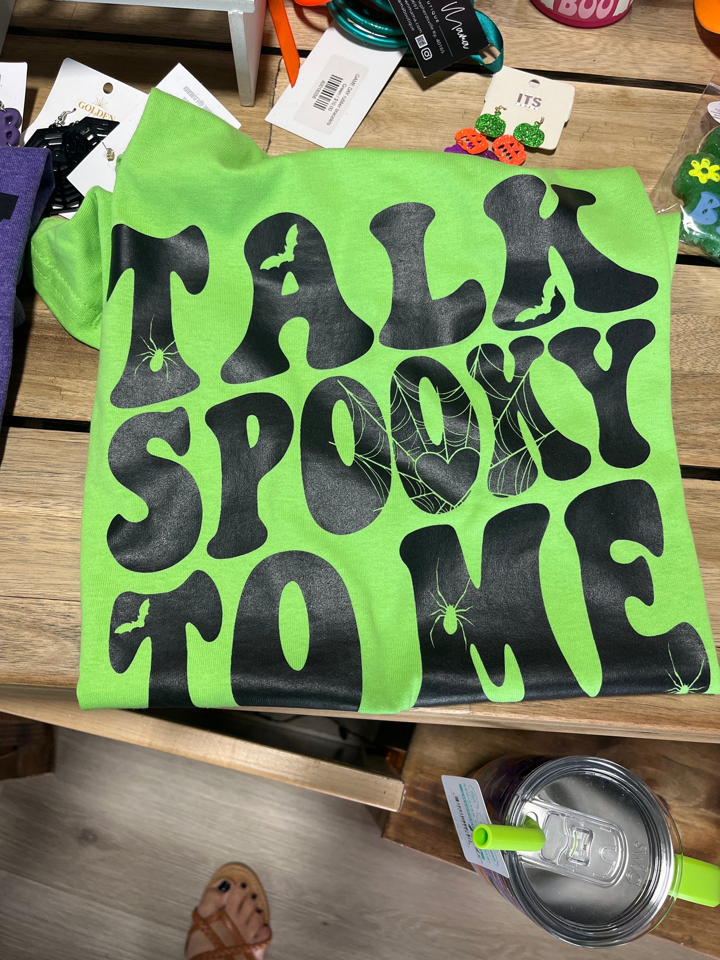 Talk spooky to me tee