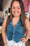 Laney’s denim vest