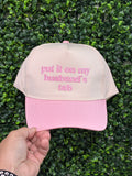 Put it on my husbands tab Hat