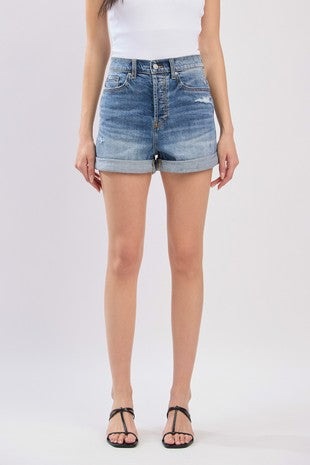 Olivia’s ultra high rise mom shorts