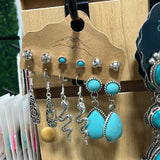 Turquoise earring set