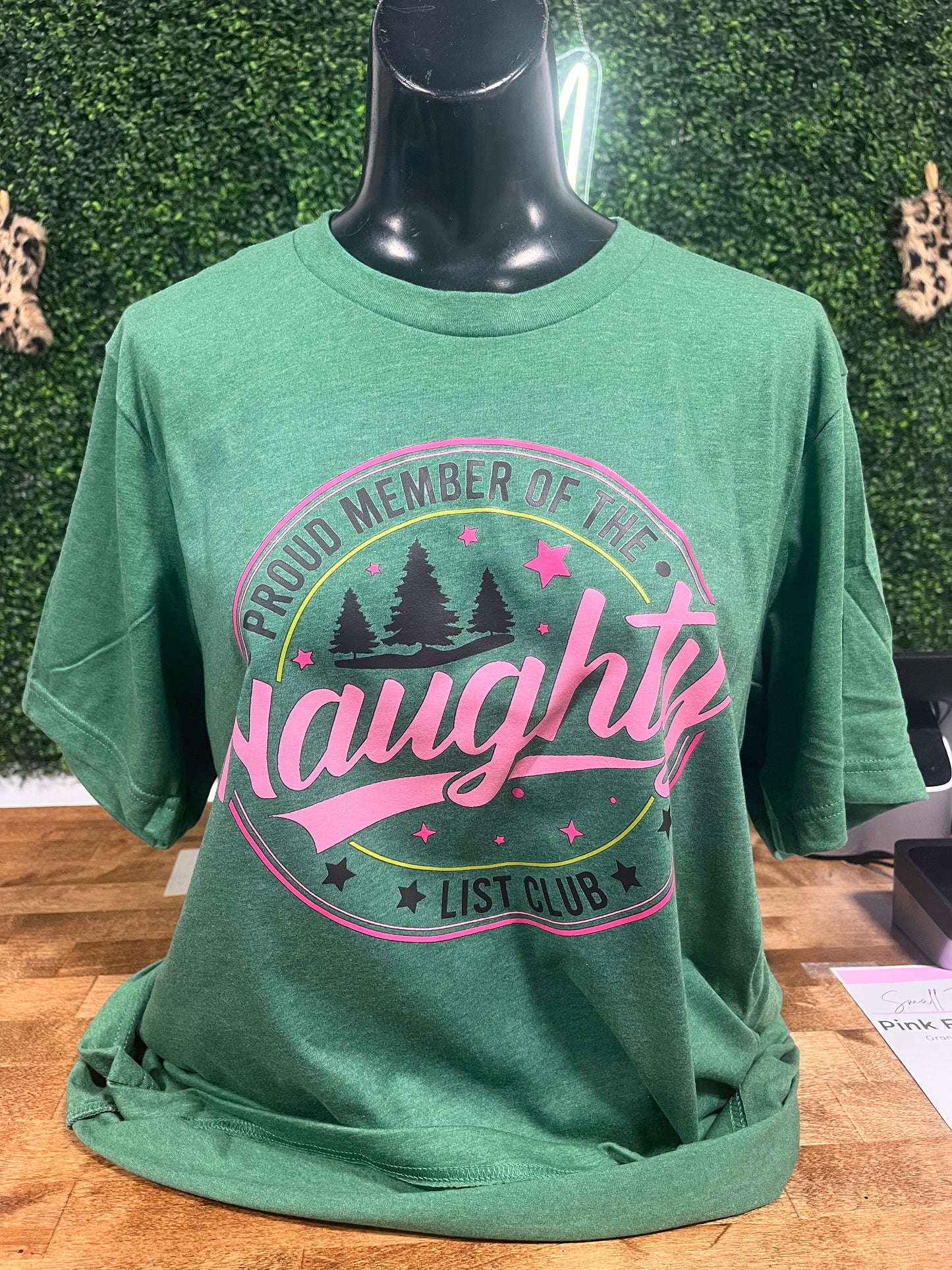 Proud member of the naughty list tee