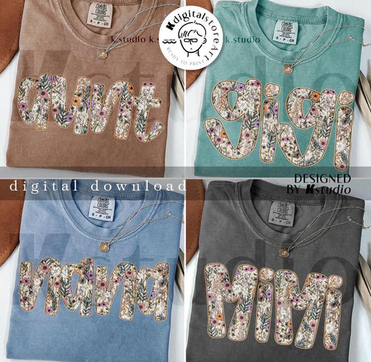 Floral tees