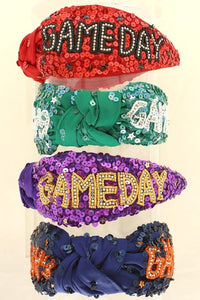 Game Day sequin headbands