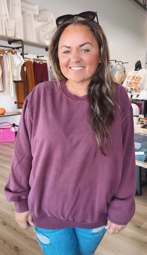 Cozy around the fire crewneck