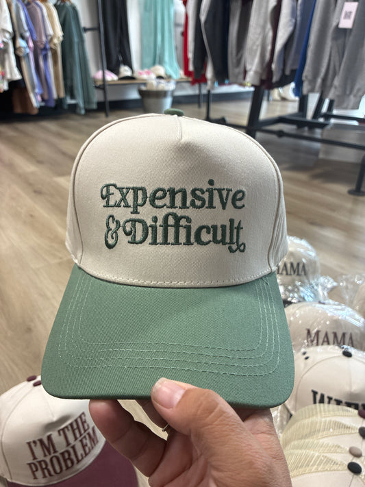 Expensive & Difficult hat