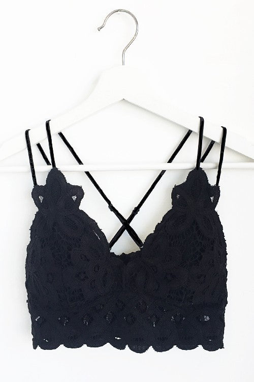 Lace bralettes