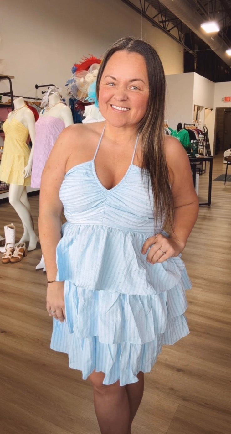 Spring Fling Tiered Mini dress