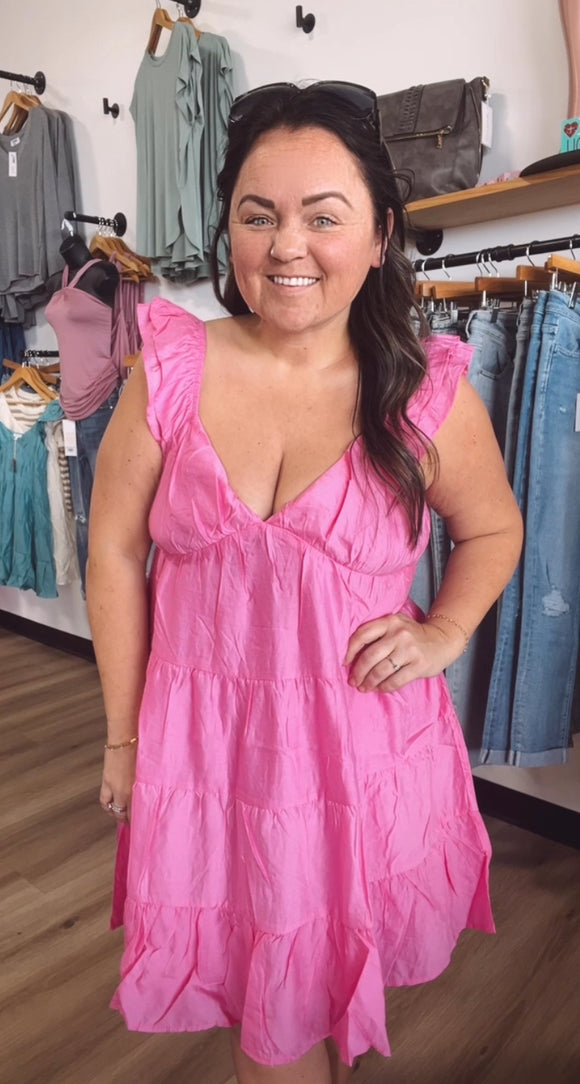 Sarah’s sweetheart dress-Pink