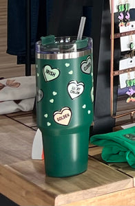 Lucky hearts 40oz tumbler
