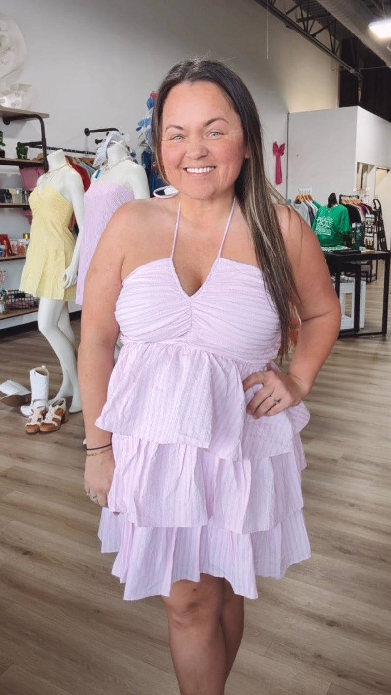 Spring Fling Tiered Mini dress