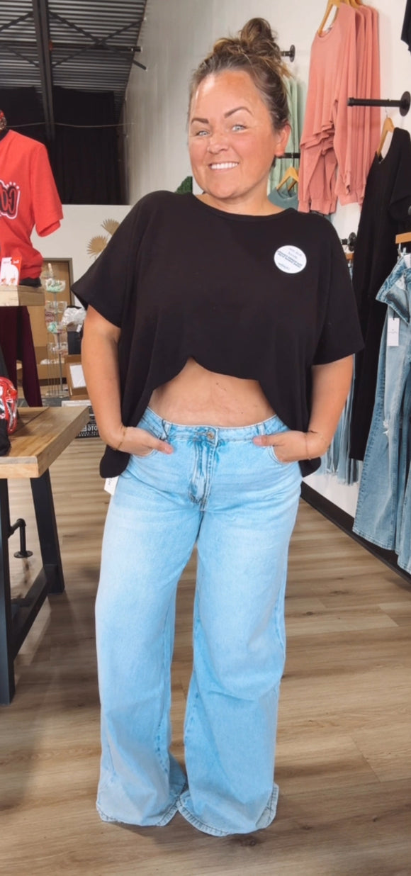 Watch out wide leg jeans