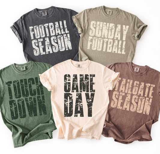 Football graphic crewneck