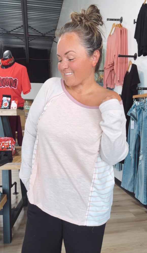 Call me slub off the shoulder top