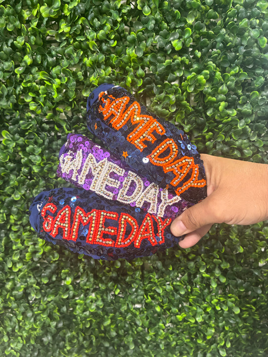 Game Day sequin headbands