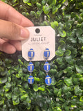 Game Day Football Post Dangle Earrings