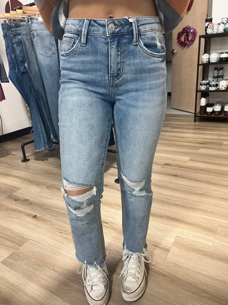 Harlow high rise cropped jeans