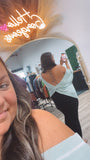 Crossed open back top *Plus size*