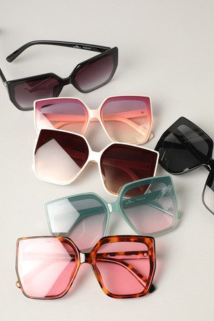 High fashion square sunglasses