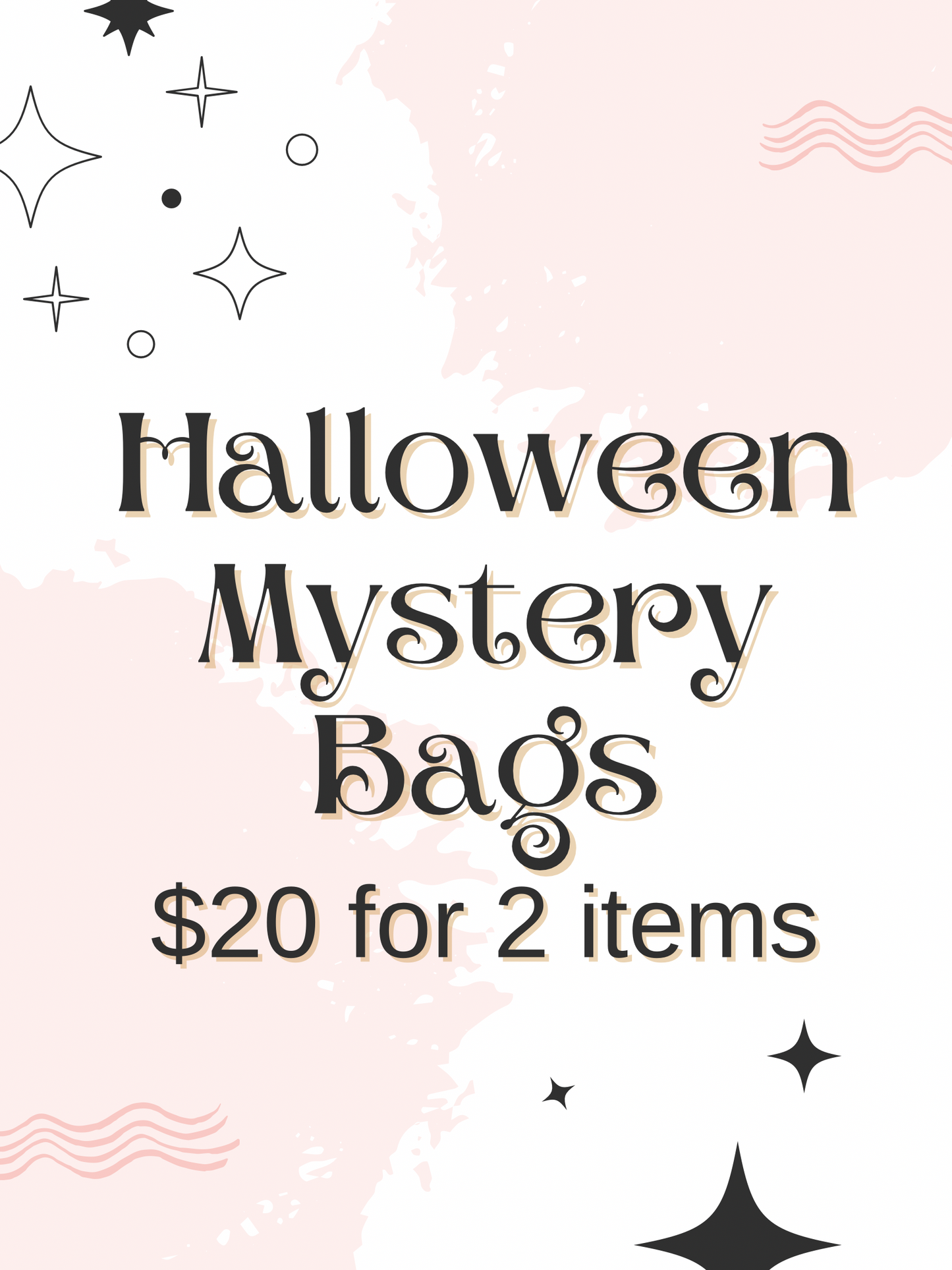 Halloween mystery bag