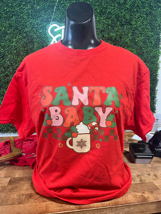 Santa baby tee