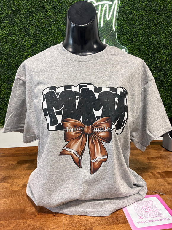 MAMA Football bow tee