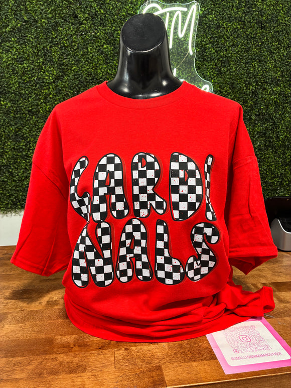 Cardinals checkered tee
