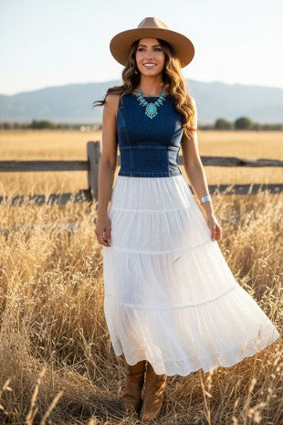 Bella’s denim tank