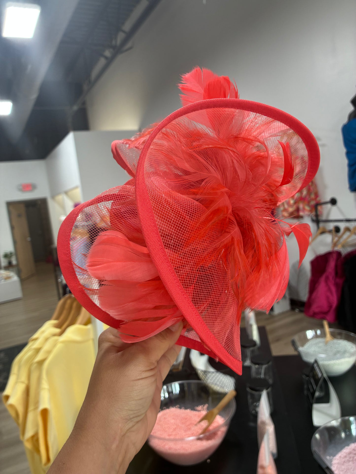 Twisted Plume Fascinator
