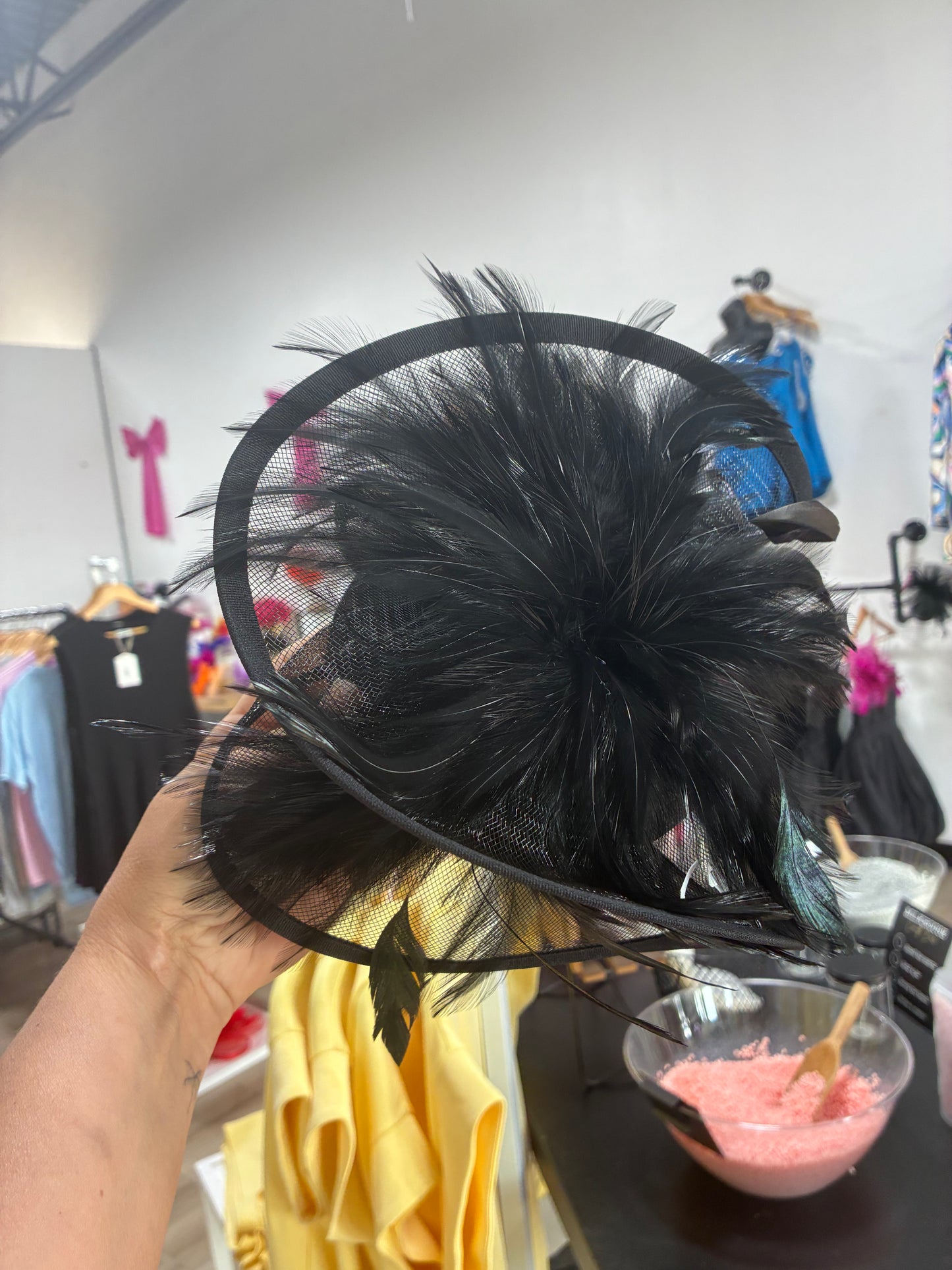 Twisted Plume Fascinator