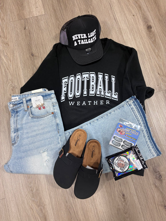 Football weather sweatshirt