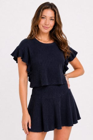 Ruffled me up skirt set